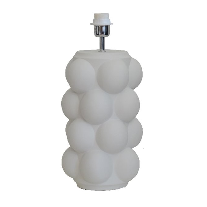 Duża oryginalna lampa stołowa ceramiczna biała bańki Bubbles - podstawa